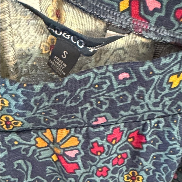Toad&Co Floral Blue Skirt - Picture 3 of 4